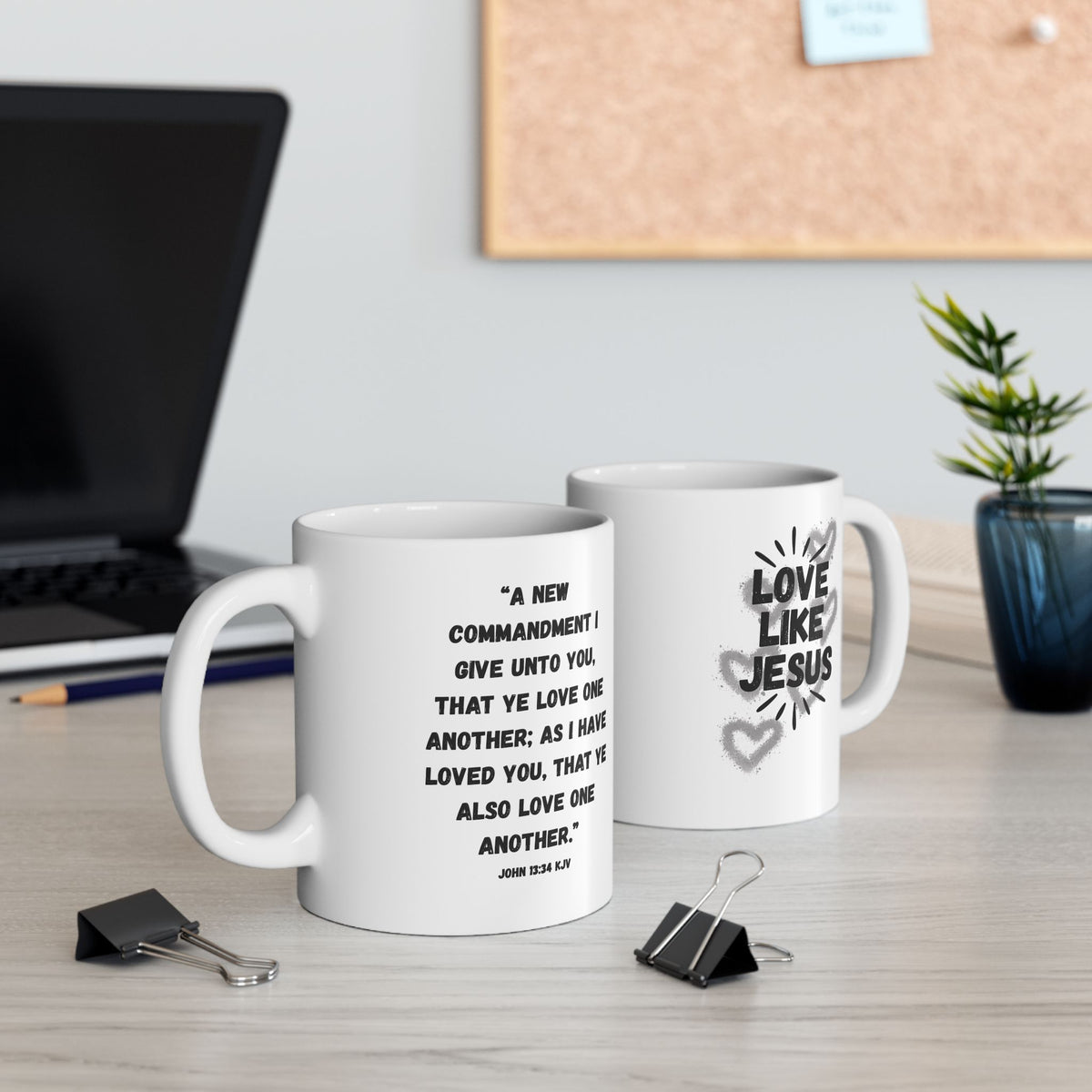 Love Like Jesus Mug | John 13:34 KJV | 11 oz & 15 oz