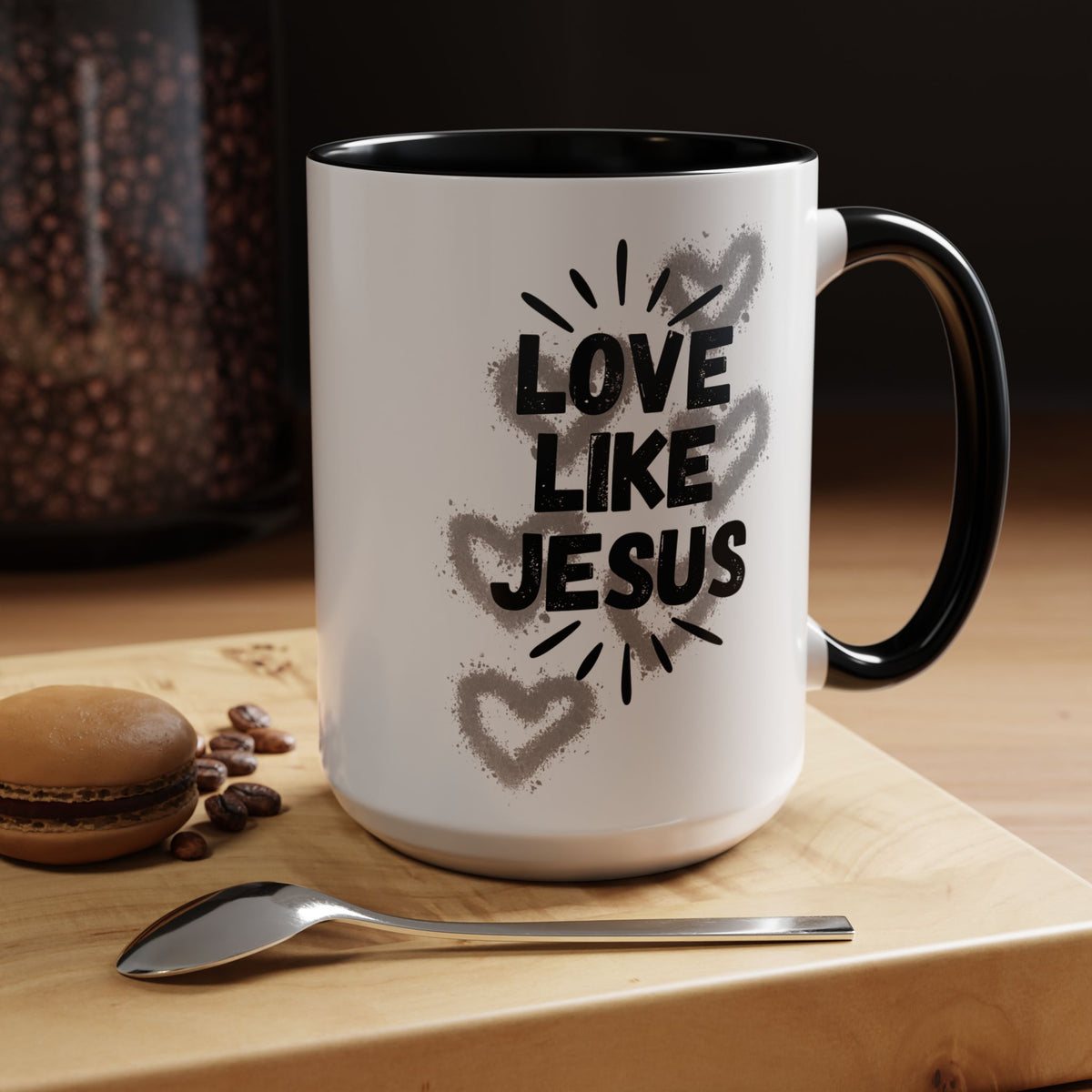 Love Like Jesus Accent Mug | John 13:34 KJV | 11 oz & 15 oz