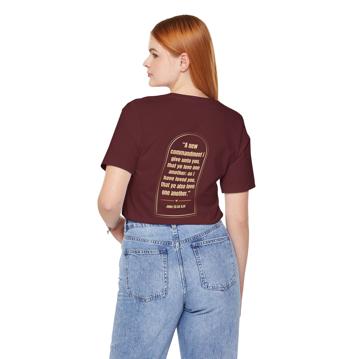 Love Like Jesus Christian T-Shirt | John 13:34 KJV