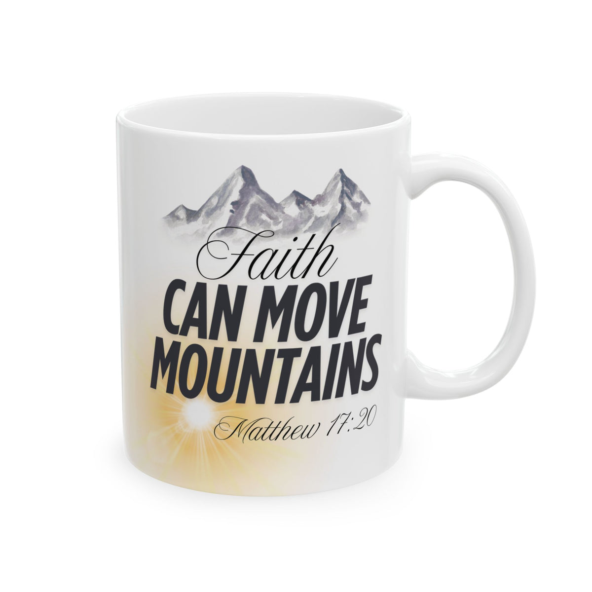 17:20 | Faith Can Move Mountains – Scripture Mug
