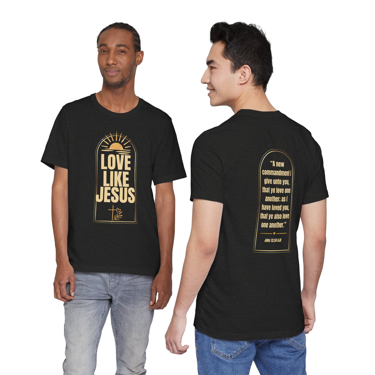 Love Like Jesus Christian T-Shirt | John 13:34 KJV