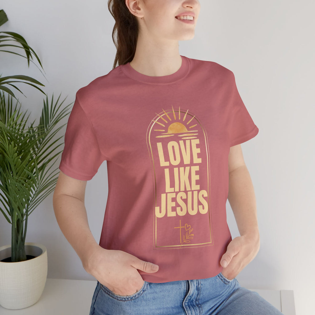 Love Like Jesus Christian T-Shirt | John 13:34 KJV