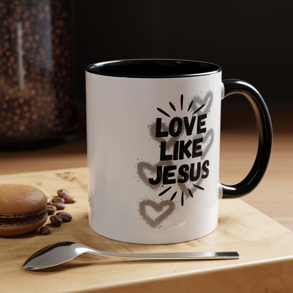 Love Like Jesus Accent Mug | John 13:34 KJV | 11 oz & 15 oz