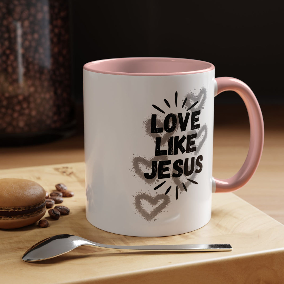 Love Like Jesus Accent Mug | John 13:34 KJV | 11 oz & 15 oz