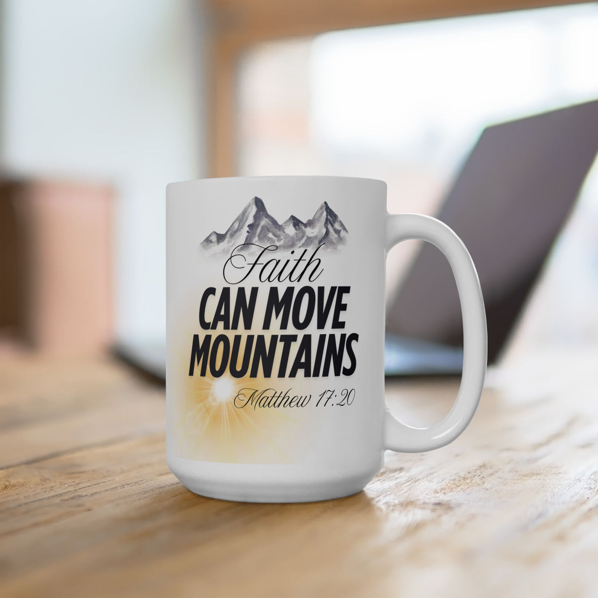 17:20 | Faith Can Move Mountains – Scripture Mug